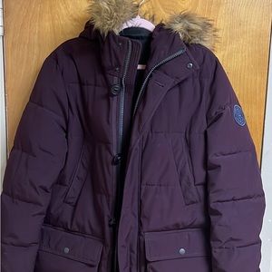 Tommy Hilfiger Puffer Coat With Fur.